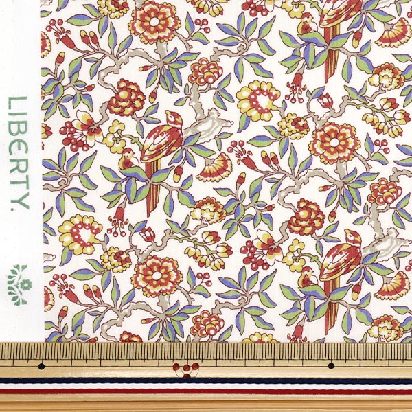 [Quantity starting from 5] Fabric "Liberty Fabrics Organic"Tana lawn Paraquet Tree 157J7490625AU" Liberty Japan