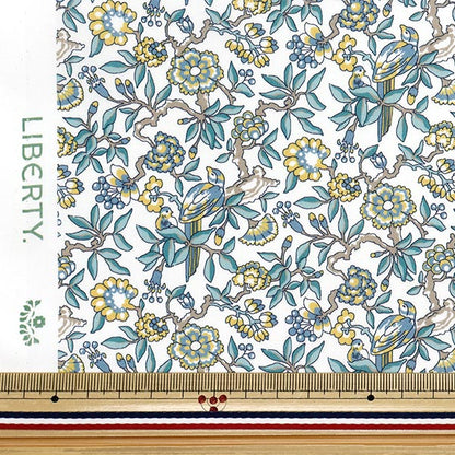 [Quantity starting from 5] Fabric "Liberty Fabrics Organic"Tana lawn Paraquet Tree 157J7490625BU" Liberty Japan