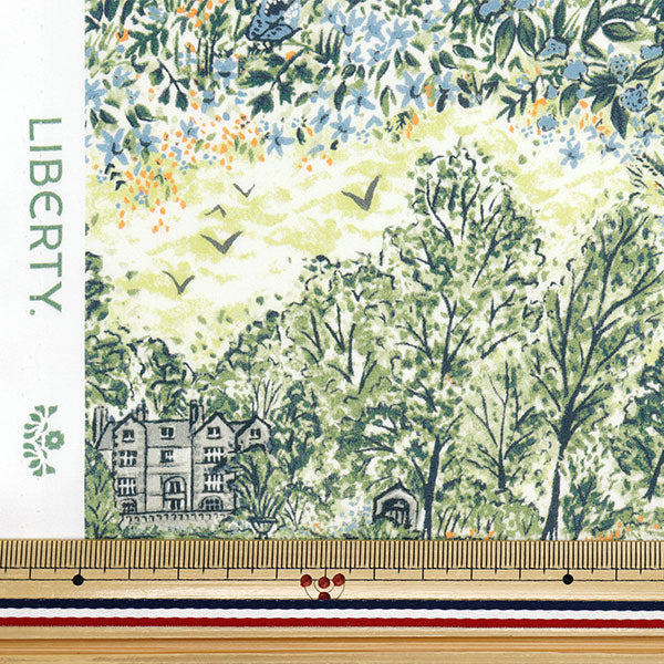 [Quantity starting from 5] Fabric "Liberty Fabrics Organic"Tana lawn Glencott House 157J7490725AU" Liberty Japan