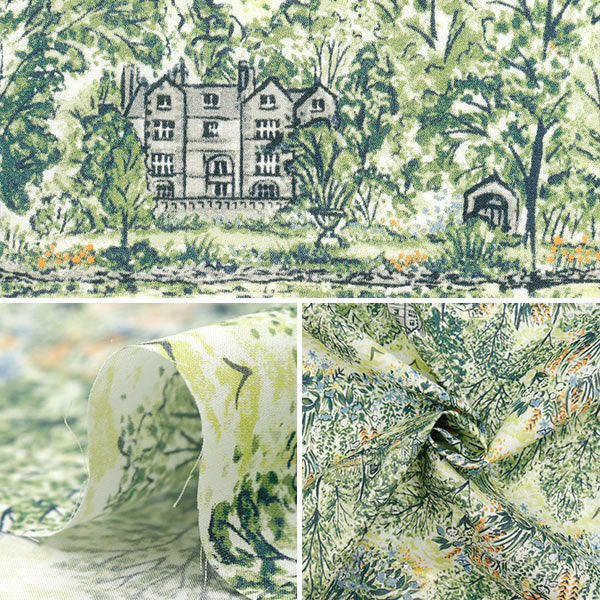 [Quantity starting from 5] Fabric "Liberty Fabrics Organic"Tana lawn Glencott House 157J7490725AU" Liberty Japan