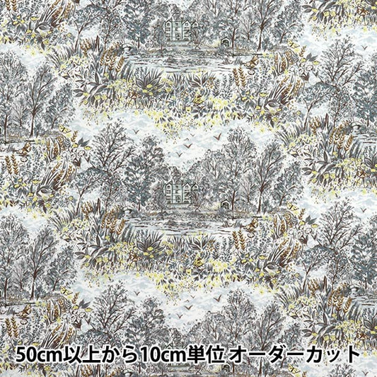 [数量从5开始] 织物 “自由织物有机”塔纳草坪 Glencott House 157J7490725BU" Liberty Japan