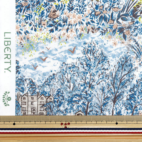 [Quantity starting from 5] Fabric "Liberty Fabrics Organic"Tana lawn Glencott House 157J7490725CU" Liberty Japan