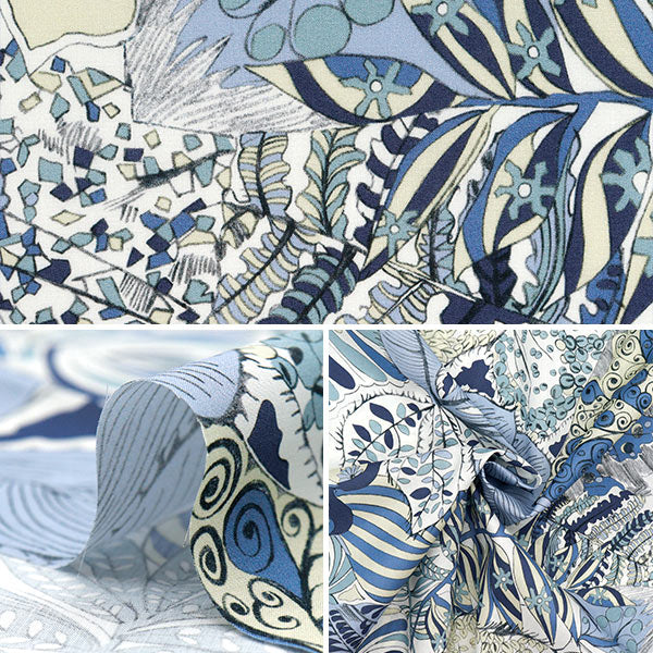 [Quantity starting from 5] Fabric "Liberty Fabrics Organic"Tana lawn Suki Ella 157J7490925AU" Liberty Japan