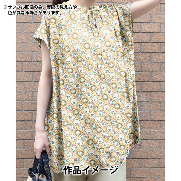 [Quantity starting from 5] Fabric "Liberty Fabrics" Tana lawn Fleur Furard 363J7402-25DU" Liberty Japan