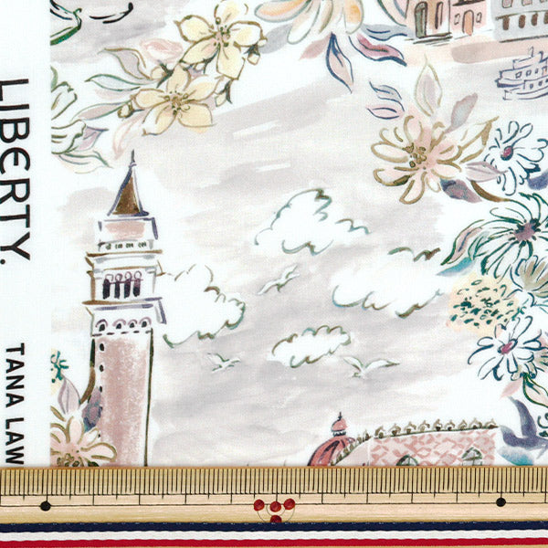 [数量从5开始] 织物 “自由织物” 塔纳草坪 威尼斯363J7412-25BU" Liberty Japan