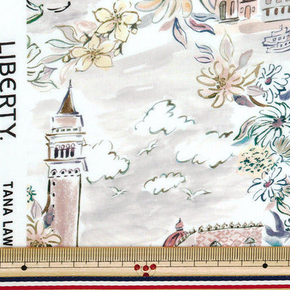 [数量从5开始] 织物 “自由织物” 塔纳草坪 威尼斯363J7412-25BU" Liberty Japan