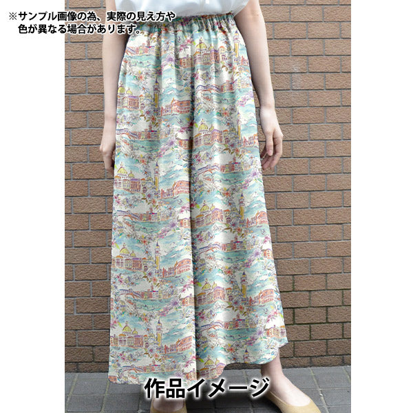 [Quantity starting from 5] Fabric "Liberty Fabrics" Tana lawn Venice 363J7412-25CU" Liberty Japan