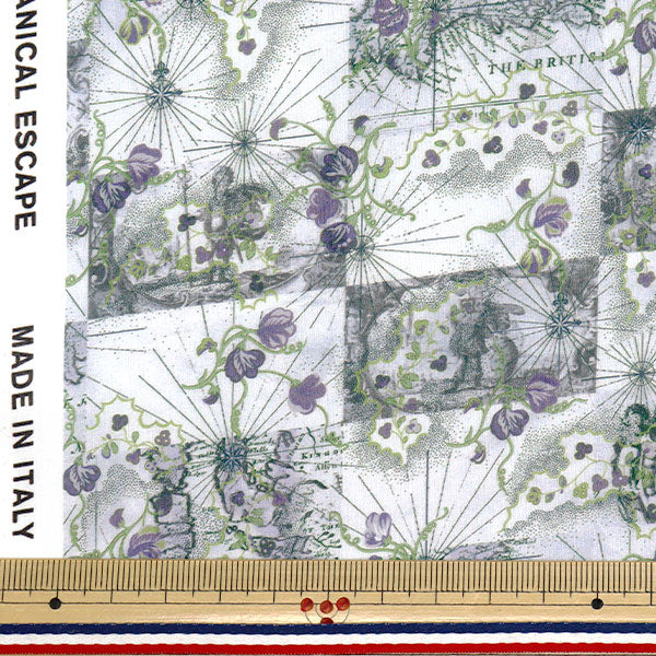 [数量从5开始] 织物 “自由织物” 塔纳草坪 蜜月地图363J7413-25AU" Liberty Japan
