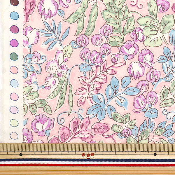 [Quantity starting from 5] Fabric "Liberty Fabrics" Tana lawn Sweet Pea Leaf DC34898-J25A" Liberty Japan