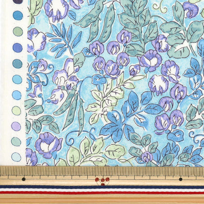 [数量从5开始] 织物 “自由织物” 塔纳草坪 甜豌豆叶DC34898-J25C" Liberty Japan