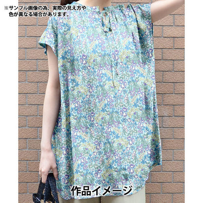 [数量从5开始] 织物 “自由织物” 塔纳草坪 甜豌豆叶DC34898-J25C" Liberty Japan