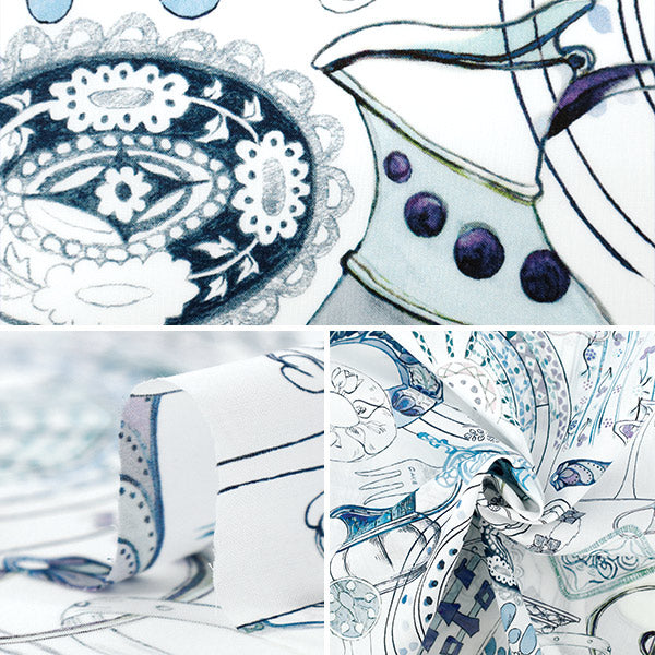[Quantity starting from 5] Fabric "Liberty Fabrics" Tana lawn Handbook of Sketches 363521925AU" Liberty Japan