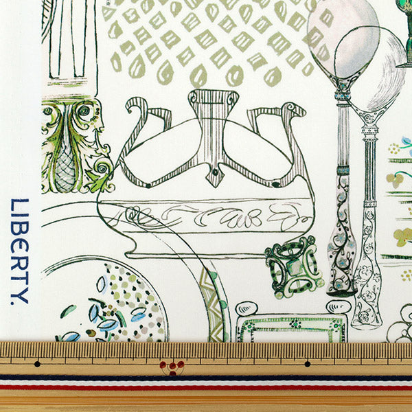 [Quantity starting from 5] Fabric "Liberty Fabrics" Tana lawn Handbook of Sketches 363521925BU" Liberty Japan
