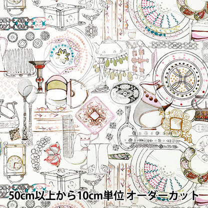 [Quantity starting from 5] Fabric "Liberty Fabrics" Tana lawn Handbook of Sketches 363521925CU" Liberty Japan