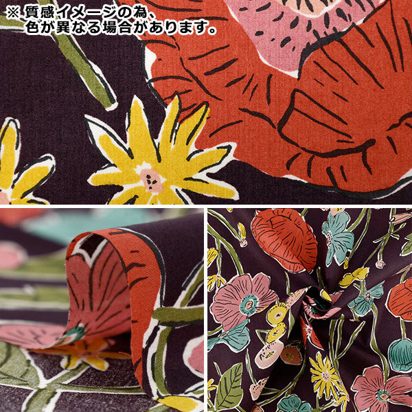[Quantity starting from 5] Fabric "Liberty Fabrics" Tana lawn Louise Medeau 363523325BU" Liberty Japan