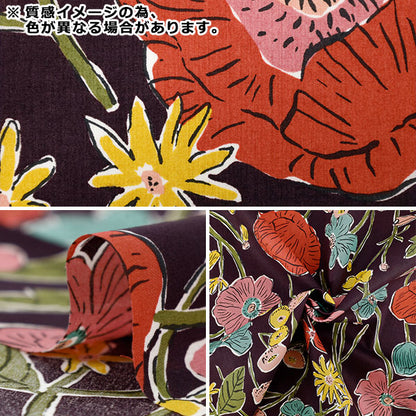 [Quantity starting from 5] Fabric "Liberty Fabrics" Tana lawn Louise Medeau 363523325BU" Liberty Japan