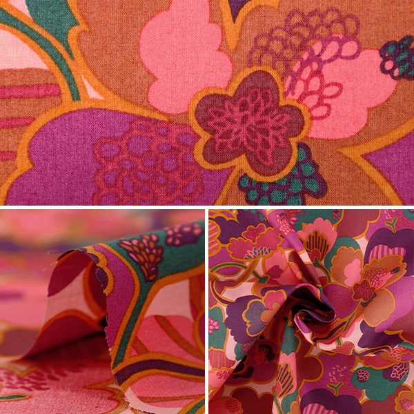 [Quantity starting from 5] Fabric "Liberty Fabrics" Tana lawn Prospect Flower 363524725AU" Liberty Japan