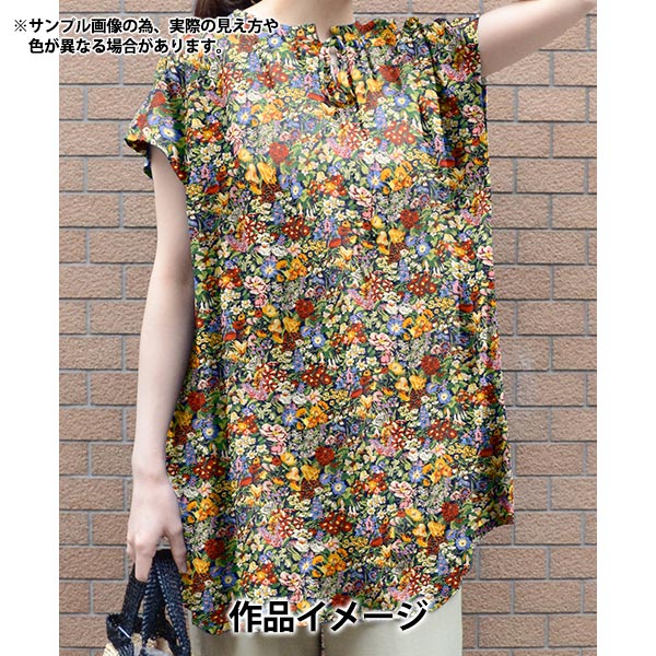 [Quantity starting from 5] Fabric "Liberty Fabrics" Tana lawn Cottage Garden 363524825AU" Liberty Japan