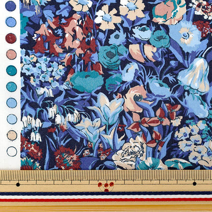 [Quantity starting from 5] Fabric "Liberty Fabrics" Tana lawn Cottage Garden 363524825BU" Liberty Japan