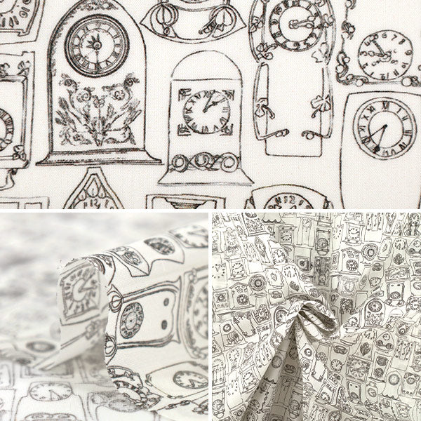 [Quantity starting from 5] Fabric "Liberty Fabrics" Tana lawn Tick ​​Tok 363525225AU" Liberty Japan