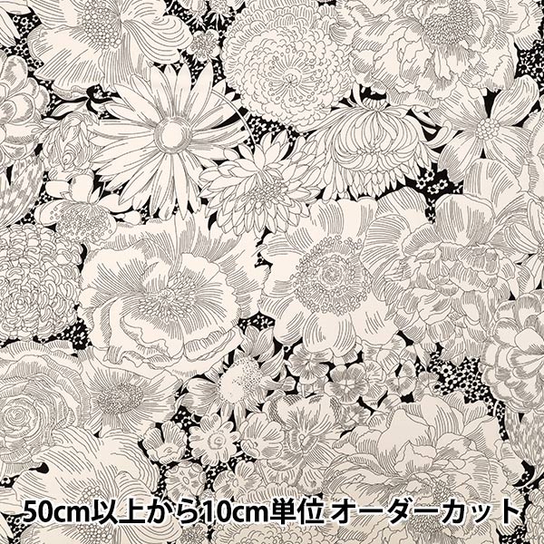[Quantity starting from 5] Fabric "Liberty Fabrics" Tana lawn English Bloom 363529025AU" Liberty Japan