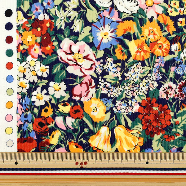 [数量从5开始] 织物 “自由织物” 灯芯绒 小屋花园3635248-25A" Liberty Japan