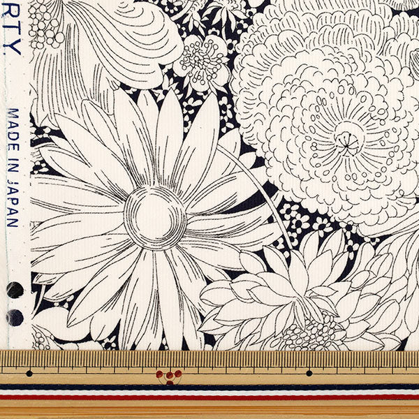 [数量从5开始] 织物 “自由织物” 灯芯绒 英语布鲁姆3635290-J25B" Liberty Japan