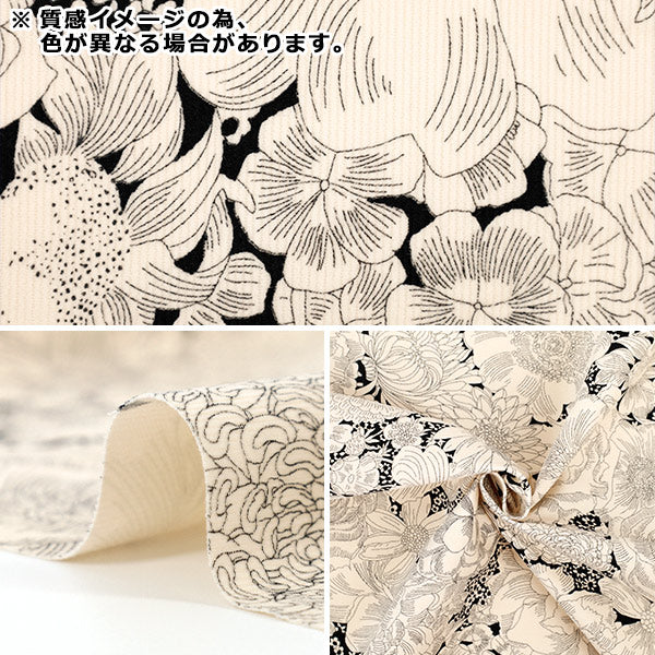[数量从5开始] 织物 “自由织物” 灯芯绒 英语布鲁姆3635290-J25C" Liberty Japan