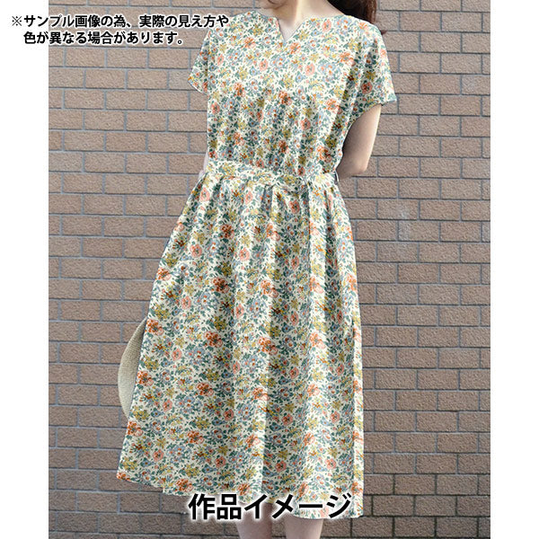 [数量从5开始] 织物 “自由织物有机”塔纳草坪 Sky Ryn 157J925-25AU" Liberty Japan