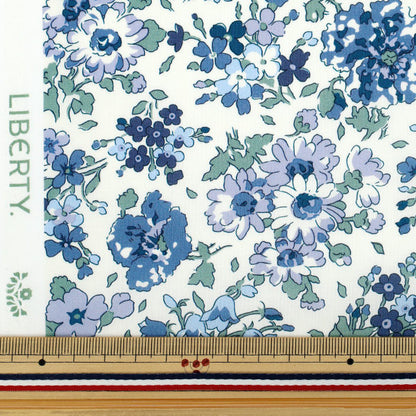 [数量从5开始] 织物 “自由织物有机”塔纳草坪 Sky Ryn 157J925-25BU" Liberty Japan