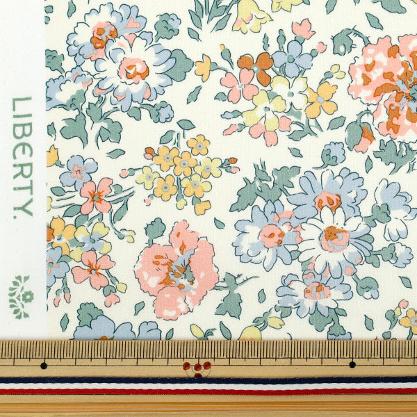 [数量从5开始] 织物 “自由织物有机”塔纳草坪 Sky Ryn 157J925-25DU" Liberty Japan