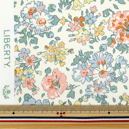 [数量从5开始] 织物 “自由织物有机”塔纳草坪 Sky Ryn 157J925-25DU" Liberty Japan