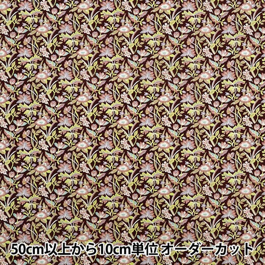 [数量从5开始] 织物 “自由织物有机”塔纳草坪 ERODI LILY 157J927-25DU" Liberty Japan