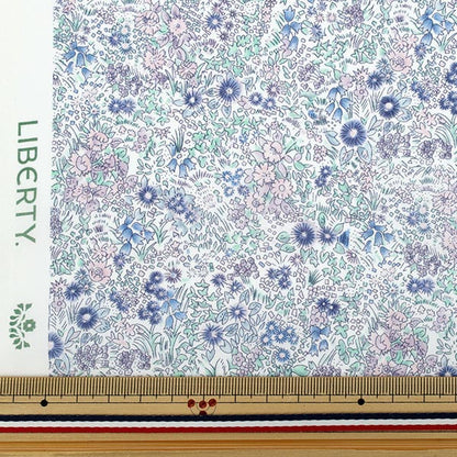 【数量5から】 生地 『リバティ・ファブリックス オーガニック・タナローン カラハン・ガーデン 157J928-25BU』 Liberty Japan リバティジャパン