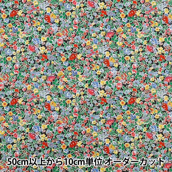 [数量从5开始] 织物 “自由织物有机”塔纳草坪 花卉女高音157J930-25AU" Liberty Japan