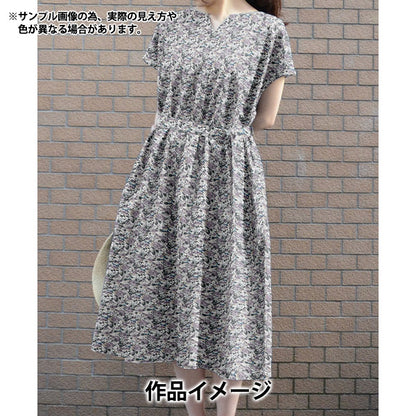 [数量从5开始] 织物 “自由织物有机”塔纳草坪 Powis Rose 157J931-25CU" Liberty Japan