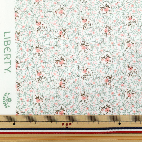 [数量从5开始] 织物 “自由织物有机”塔纳草坪 衷心157J932-25BU" Liberty Japan
