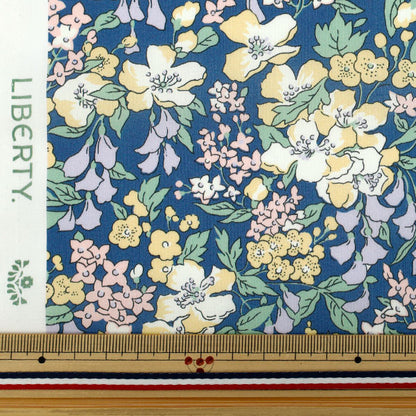 [数量从5开始] 织物 “自由织物有机”塔纳草坪 紫藤157J933-25AU" Liberty Japan