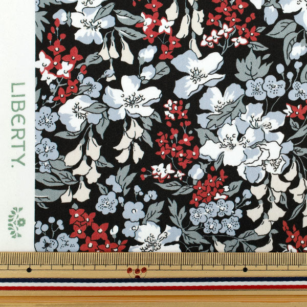 [数量从5开始] 织物 “自由织物有机”塔纳草坪 紫藤157J933-25BU" Liberty Japan