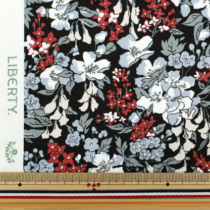 [数量从5开始] 织物 “自由织物有机”塔纳草坪 紫藤157J933-25BU" Liberty Japan