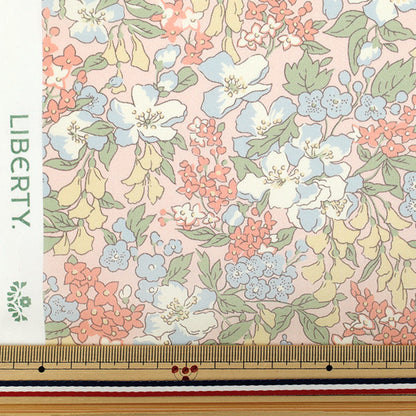 [数量从5开始] 织物 “自由织物有机”塔纳草坪 紫藤157J933-25CU" Liberty Japan