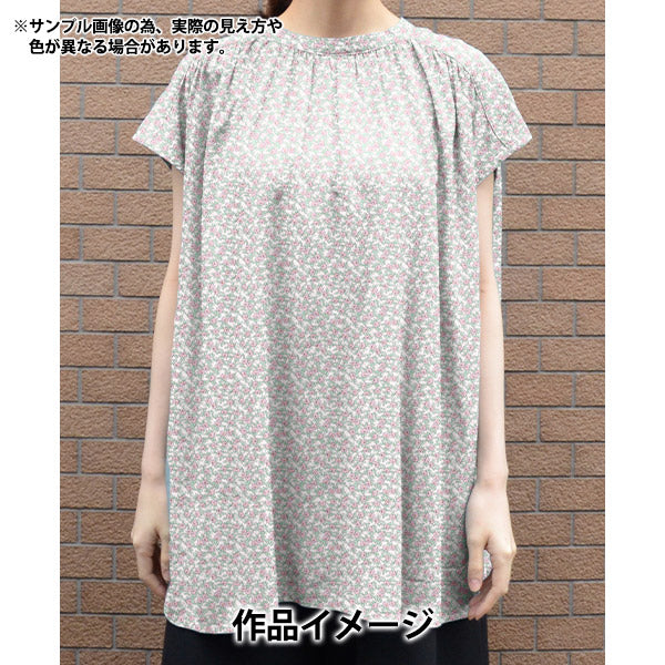 [数量从5开始] 织物 “自由织物有机”塔纳草坪 K的草地157J934-25DU" Liberty Japan