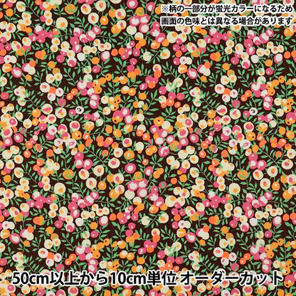 [Quantity starting from 5] Fabric Liberty Fabrics Neon Color Tana lawn Wiltshire 3339009GNJ25A" Liberty Japan