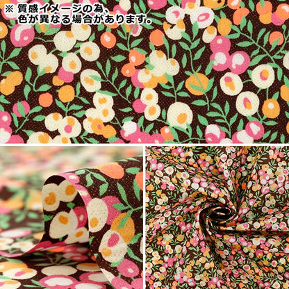 [Quantity starting from 5] Fabric Liberty Fabrics Neon Color Tana lawn Wiltshire 3339009GNJ25B" Liberty Japan