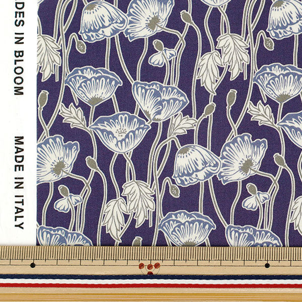 [Quantity starting from 5] Fabric "Liberty Fabrics" Tana lawn Erito Poppy 363J7590225BU" Liberty Japan