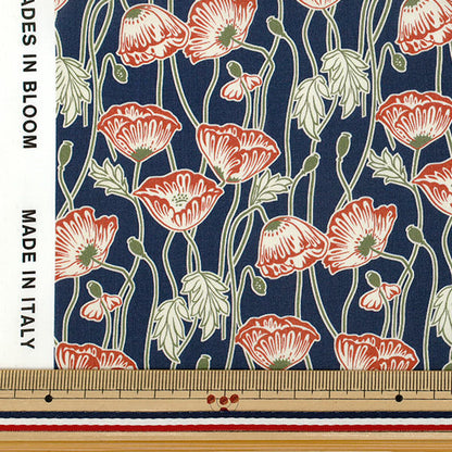 [Quantity starting from 5] Fabric "Liberty Fabrics" Tana lawn Erito Poppy 363J7590225DU" Liberty Japan