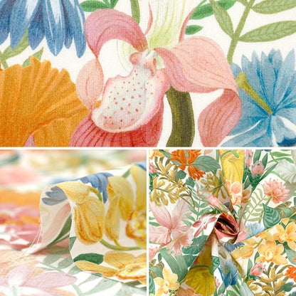 [Quantity starting from 5] Fabric "Liberty Fabrics" Tana lawn Greenhouse Tropic 363J7590725AU" Liberty Japan
