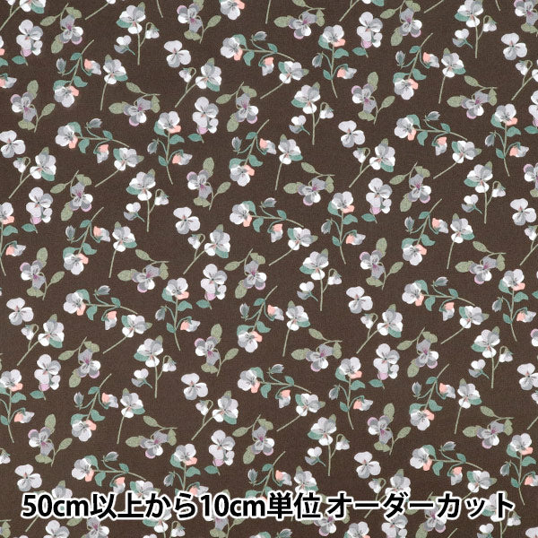 [Quantity starting from 5] Fabric "Liberty Fabrics" Tana lawn Pansy Scatter 363J7590925CU" Liberty Japan