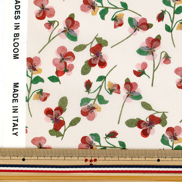 [Quantity starting from 5] Fabric "Liberty Fabrics" Tana lawn Pansy Scatter 363J7590925DU" Liberty Japan