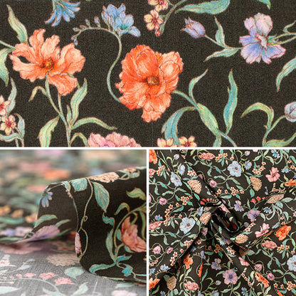 [Quantity starting from 5] Fabric "Liberty Fabrics" Tana lawn Battersea Blooms 363J7591225AU" Liberty Japan